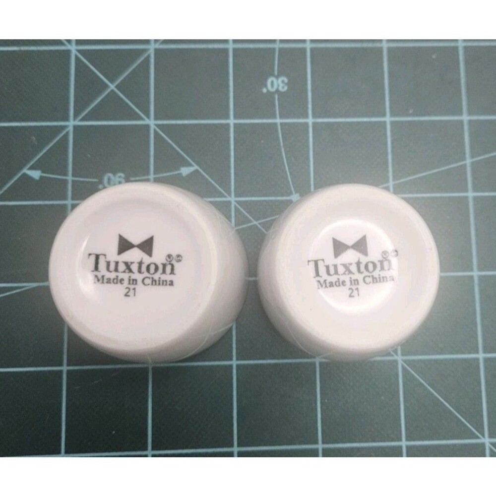 Tuxton White Porcelain Restaurant Ware Sake Cup Lot of 2